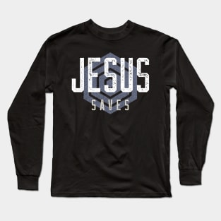 Jesus Saves Christian Long Sleeve T-Shirt